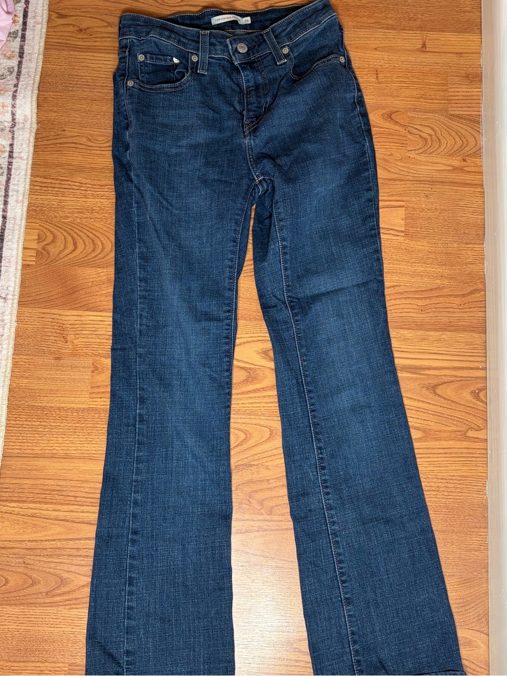 Levi's Dark Blue Flared Jeans
